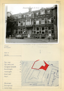 099 Kloosterplein 1 en 1 A, beter bekend als pand Van Wessem, waarin een kleuterdagverblijf en de Wereldwinkel in 1974 ...