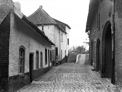 ehc_gp_024 Einde Pullestraat met opgang naar de wal Fort Sanderbout