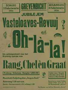 547_001_082 Grevenbicht: CarnavalJubileum Vasteloaves-Revuuj Oh-lÃ -la bie gelaegenheid van het 10-joarig optreje van ...