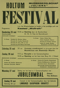 547_001_270 Holtum: MuziekMuziekgezelschap Juliana houdt een festival in het park van kasteel Wolfrathzaterdag 19, ...
