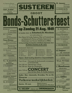 547_001_426 Susteren: SchutterijBonds-Schuttersfeest te houden door de Schutterij St. Nicolaas te Susterenzondag 21 ...