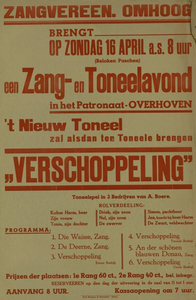 547_001_693 Wijk Overhoven, Sittard: ToneelToneelvoorstelling Verschoppeling door 't Nieuw Toneel in het Patronaat ...