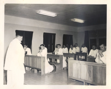 194048 De nieuwe kapel van het complex Maris Stella te Savaneta wordt in gebruik genomen (Aruba)