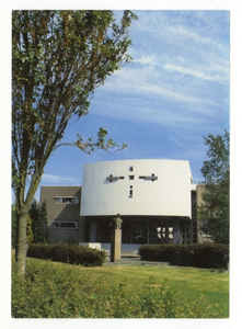 194261 Ansichtkaart ingang scholen internaat van de La Salle in Stevensbeek (Noord Brabant)