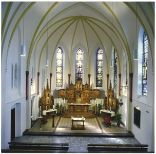 182049 Interieur van de kloosterkapel te Bleijerheide