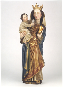 182051 Mariabeeld in de kloosterkapel te Bleijerheide