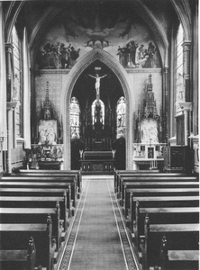 162034 Ziekenhuis en pension St. Joannes de Deo, de kapel van het in 1887 gestichte klooster te Haarlem