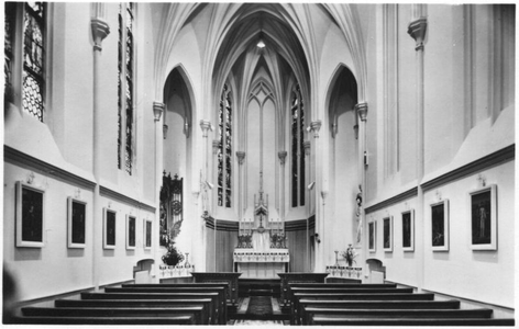 162067 Ziekenhuis St. Joannes de Deo, interieur van de kapel, te Utrecht