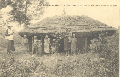 161265 Inzegening van een hut te Morogoro (Oost-Afrika)