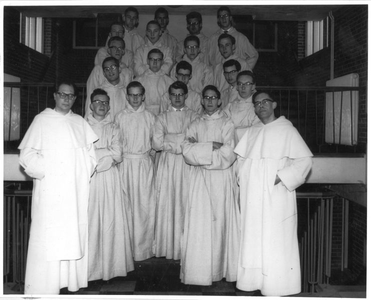 130707 Dominicuscollege in Neerbosch bij Nijmegen: afscheid van Schola 1960