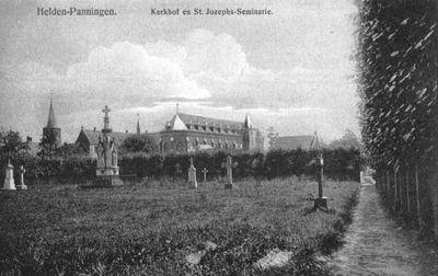230248 Sint Jozephs-seminarie met kerkhof te Helden-Panningen