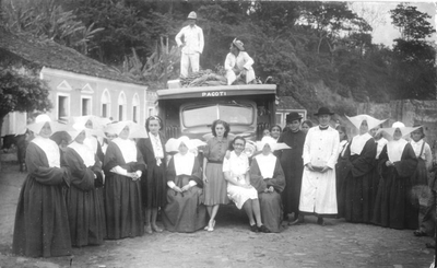 230323 Bij het vertrek, na een spirituele retraite bij de Dochters van Maria te Manaus (Brazilië)