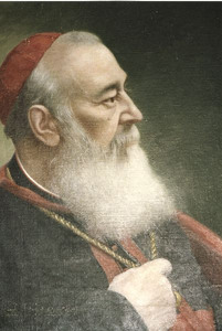 140361 Portretschildering van kardinaal Charles Lavigerie, aartsbisschop van Algiers en Carthago en stichter van de ...