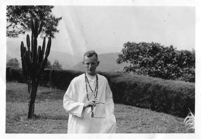 140455 Broerder Eduard van Rijckevorsel van Kessel in de missie van Buheno in Congo