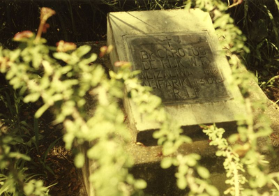 140459 Grafsteen van overledene broeder Carolus (Wijnand de Rijk) te Sumve in Tanzania