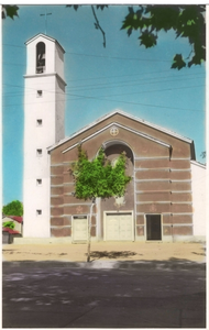 208470 De kerk van de parochie van de Onbevlekte Ontvangenis te Talca (Chili)