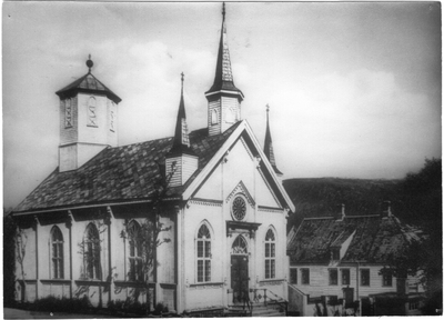 208572 De kerk te Tromsø (Noorwegen)