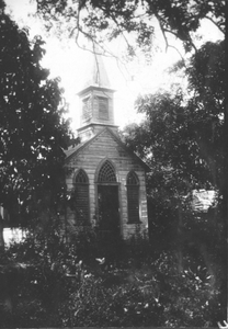 186018 Kerkje te Matamaribo (Suriname)