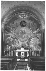 186329 De kapel (altaarnis) van het seminarie Sint Alfonsus van de Nebo te Nijmegen