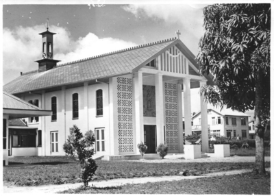 186998 Kapel van het Sint Vincentius ziekenhuis te Paramaribo (Suriname)