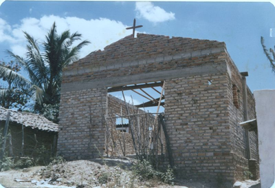187038 Kapel van de Heilige Lucia in aanbouw (Brazilië)
