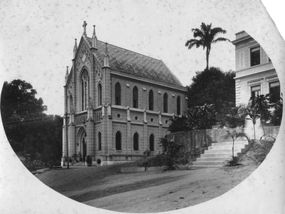 187048 Kapel bij het bejaardentehuis Nossa Senhora das Dores te Cascadura, Rio de Janeiro (Brazilië)