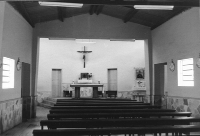 187086 Interieur van de kerk van de Allerheiligste Verlosser te Arcoverde, Pernambuco (Brazilë)
