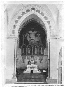 212082 Interieur kapel in het moederhuis te Lyon (Frankrijk)