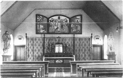 212089 Interieur kapel van het seminarie te Chanly (België)