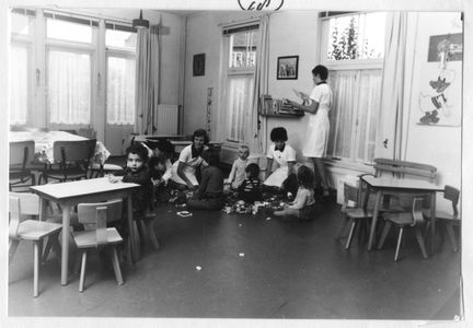 102102 De kinderkamer van het klooster aan de Veestraat te Sittard