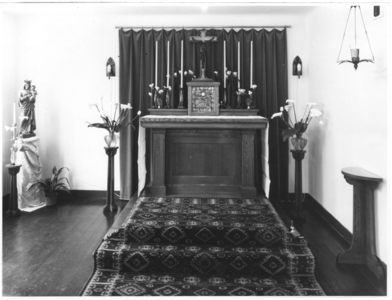196118 Altaar in de kapel huize Bethlehem te Roermond