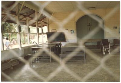 178289 De aula in het lepradorp Gema Kasih, waar veel activiteiten plaatsvinden (Indonesië)
