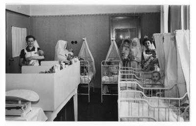 178394 Babykamer2 in het St. Elisabeth ziekenhuis in Leiden