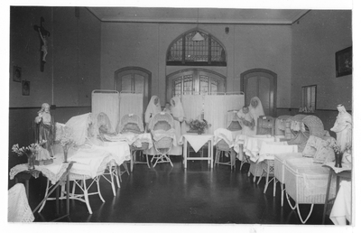 178399 Baby slaapzaal in het St. Elisabeth ziekenhuis in Leiden