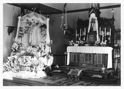 184151 De kapel van de Mariaschool te Paramaribo (Suriname)