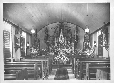 184159 Kapel bij het klooster aan de Gravenstraat te Paramaribo (Suriname)