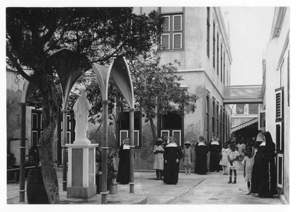 184163 Speelplaats van de zusterschool St. Antonius te Pietermaai (Curaçao)