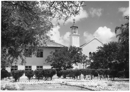 184179 De mooie kapel van het Franciscus convent (Bonaire)