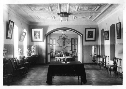 184197 De spreekkamer van het klooster en internaat Welgelegen te Willemstad (Curaçao)
