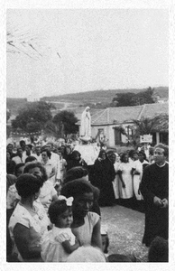 170107 Deze zusters hebben de eer het miraculeuze beeld van O.L. Vrouw naar de kapel in Arassuai te dragen (Brazilië)