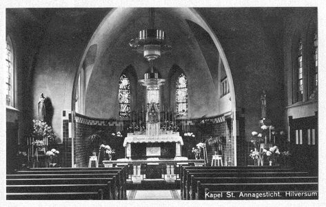 170134 Binnenzijde kapel van de Sint Anna stichting te Hilversum