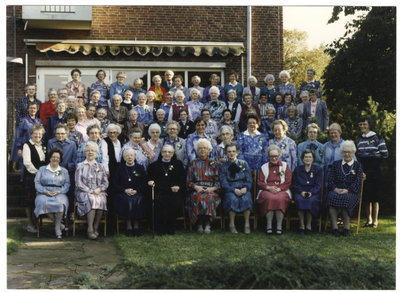 202089 Foto bij het 70-jarig bestaan van de congregatie