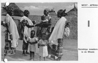 116101 Gelukkige moeders in de Missie , West-Afrika