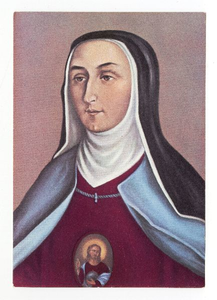 168139 Portret van de stichteres moeder Maria Celeste Crostarosa