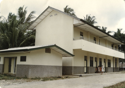 122263 Schoolgebouw van de congregatie aan de Jalan Karya Wisata te Medan, Indonesië