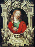 VW-P017-Ag0096d Schilderij van de evangelist Johannes