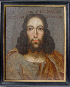 VW-P017-Ag0112 Schilderij met Abgarportret van Christus