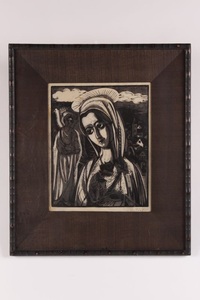 VW-P003-005 Voorstelling van de Heilige Maria(?) door François Mes osb (1892-1983)