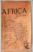 VW-Z093-057 Kaart van het continent Afrika (1590)