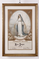 VW-Z140-034 Diploma van de 'Congregatie van Maria'